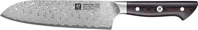Zwilling 1026051, Zwilling Tanrei Santokumesser Glattschliff 18 cm - Edelstahl Braun