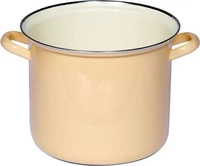 Riess 0273-006, Riess Classic Pastell Fleischtopf 20 cm / 4,0 L goldgelb - Emaille