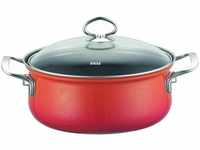 Riess 0658-034, Riess Nouvelle Corall Kasserolle 24 cm / 4,0 L - Emaille Rot