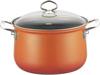 Riess 0651-034, Riess Nouvelle Corall Fleischtopf 16 cm /1,5 L - Emaille Rot