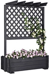 PROMADINO Holzspalier mit Rankkasten, BxHxT: 102 x 140 x 64,5 cm, Kiefernholz -...
