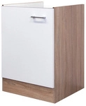 Flex-Well Sp&uuml;lenunterschrank &raquo;Samoa&laquo;, Sonoma Eichefarben / wei&szlig; - weiss