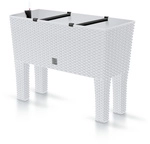 PROSPERPLAST Blumentopf &raquo;Rato&laquo;, BxHxL: 330 x 620 x 800 mm, UV-best&auml;ndig - weiss