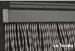 La Tenda T&uuml;rvorhang, BxH: 90 cm x 210 cm, sandfarben, Polyvinylchlorid/Aluminium -