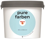 ALPINA FARBEN Wandfarbe &raquo;Pure Farben&laquo;, Wellenblau, 2,5L, matt