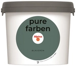 ALPINA FARBEN Wandfarbe &raquo;Pure Farben&laquo;, Blaugr&uuml;n, 2,5L, matt - gruen
