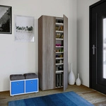 VCM Schuhschrank &raquo;Vandol I&laquo;, BxHxL: 39 x 180 x 71 cm, Holzwerkstoff - braun
