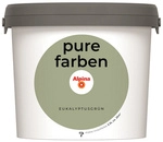 ALPINA FARBEN Wandfarbe &raquo;Pure Farben&laquo;, Eukalyptusgr&uuml;n, 2,5L, matt - gruen