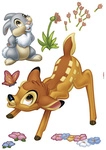 KOMAR Dekosticker &raquo;Bambi&laquo;, BxH: 50 x 70 cm - bunt