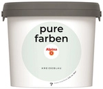 ALPINA FARBEN Wandfarbe &raquo;Pure Farben&laquo;, Kreideblau, 2,5L, matt