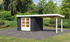 KARIBU Gartenhaus "Bastrup 3 ", BxT: 579 x 237 cm (Außenmaße), Wandstärke: 28 mm