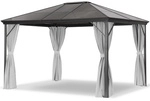 LECO Hardtop-Pavillon, BxHxL: 365 x 195 x 365 cm, freistehend - grau