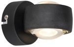 GLOBO LIGHTING Wandleuchte &raquo;RANDI&laquo;, inkl. LED, 470 lm - schwarz