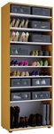 VCM Schuhschrank &raquo;Vandol I&laquo;, BxHxL: 37 x 180 x 71 cm, Holzwerkstoff - braun