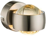 GLOBO LIGHTING LED-Wandleuchte &raquo;RANDI&laquo;, inkl. Leuchtmittel in warmwei&szlig; - grau