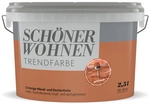 SCH&Ouml;NER WOHNEN FARBE Dispersionsfarbe &raquo;Trendfarbe&laquo;, Arizona, matt, 2,5 l - rot