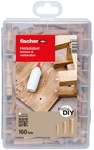 FISCHER D&uuml;bel-Box, Kunststoff - grau