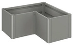 BIOHORT Pflanzbeet &raquo;Belvedere MINI&laquo;, quarzgrau-metallic, Metall