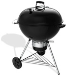 WEBER Holzkohlegrill, emailliert, schwarz