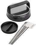 ENDERS Burgerset, silberfarben, Edelstahl/Kunststoff