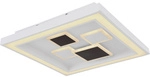 GLOBO LIGHTING Deckenleuchte, (BxHxL): 48 x 7 x 48 cm, Metall, 50 W - weiss
