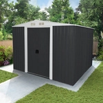 HOME DELUXE Gartenhaus &raquo;BOHIO DELUXE&laquo;, Gr&ouml;&szlig;e XXL - grau