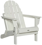 Outsunny Adirondack Chair, Kunststoff, BxH: 87 x 93 cm - weiss