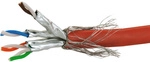 SCHWAIGER Kabel, S/FTP-Inst.-kabel CAT7 unkonfektioniert 25 m, orange