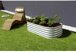 VITAVIA Hochbeet &raquo;Terra 401&laquo;, BxHxL: 82,1 x 40,1 x 162,1 cm, Zincalume&reg; -