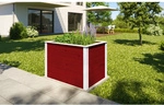 WEKA Hochbeet, BxH: 100 x 69 cm, Holz - rot