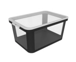 Rotho Aufbewahrungsbox &raquo;Albris&laquo;, 45 l, Polypropylen (PP), mit St&uuml;lpdeckel -