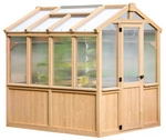 Westmann Gew&auml;chshaus &raquo;Paul&laquo;, BxHxT: 204 x 236 x 238 cm, Zedernholz, natur - braun