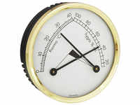 TFA® Thermo-Hygrometer, Kunststoff/Messing, schwarz/goldfarben