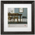 Walther Design Bilderrahmen, f&uuml;r: BxL: 40 x 40 cm, Holzwerkstoff - grau