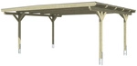 SKANHOLZ Carport &raquo;Odenwald&laquo;, BxT: 640 x 541 cm, Firsth&ouml;he: 244 cm, lasiert - braun