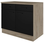 Flex-Well K&uuml;chenunterschrank &raquo;Capri&laquo;, melaminbeschichtete Spanplatte, Front...