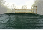WEKA Poolabdeckung, LxB: 50 x 40 cm - schwarz