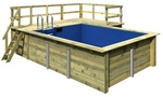 KARIBU Pool, beige, 12700 l