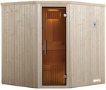 WEKA Sauna &raquo;Kiruna 2&laquo;, mit Ofen, BxHxT: 194 x 199 x 177 cm - beige