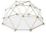EXIT Toys Kletter Dome, &Oslash;190 cm, pastell - beige