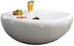 SalesFever Couchtisch, BxH: 100 x 38 cm, Fiberglas - weiss