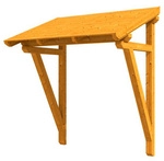SKANHOLZ Vordach &raquo;Paderborn 2&laquo;, 242 x 156 cm (BxT), nordische Fichte, eiche...