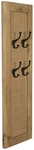 SIT Garderobenpaneel &raquo;CANE&laquo;, mit 4 Haken, mangoholz/Rattan - braun