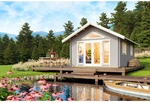 LASITA MAJA Gartenhaus &raquo;Caroline&laquo;, BxHxT: 489,9 x 330,6 x 675 cm, (Au&szlig;enma&szlig;...