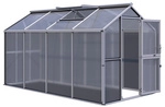 KGT Gew&auml;chshaus &raquo;Galant&laquo;, BxLxH: 2,16 x 4,08 x 2,38 m, 8,81 m&sup2;, abschlie&szlig;bar -