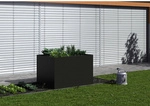 KGT Hochbeet, BxHxL: 121 x 77 x 91 cm, Aluminium - grau