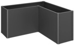 BIOHORT Pflanzbeet &raquo;Belvedere MAXI&laquo;, dunkelgrau-metallic, Metall
