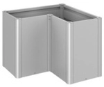 BIOHORT Pflanzbeet &raquo;Belvedere MAXI&laquo;, silber-metallic, Metall - silberfarben