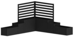 BIOHORT Blumenkasten &raquo;DaVinci&laquo;, BxHxT: 299,5 x 168 x 299,5 cm, Metall - grau