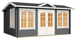 LASITA MAJA Blockbohlenhaus &raquo;Windsor&laquo;, BxHxT: 440 x 239,4 x 340,2 cm...